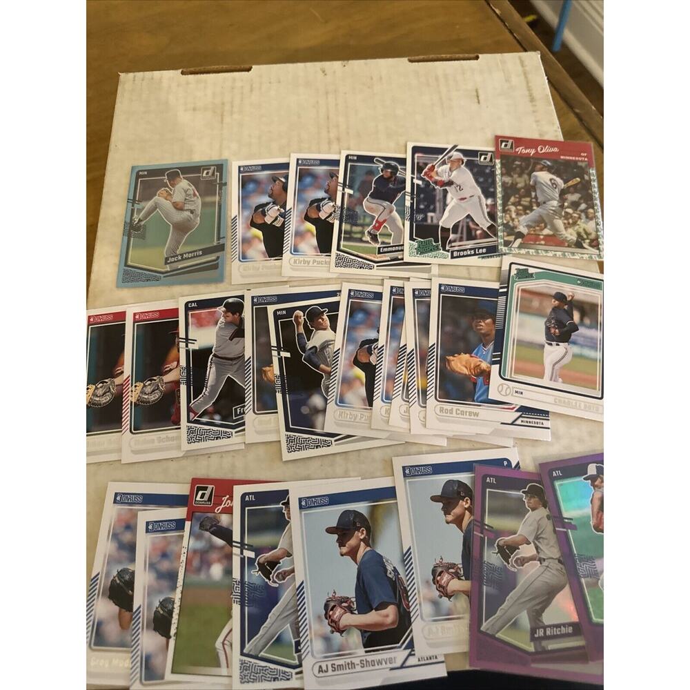 2024 Panini Donruss MLB Baseball Lot Kirby Puckett Phil Niekro Tony Oliva